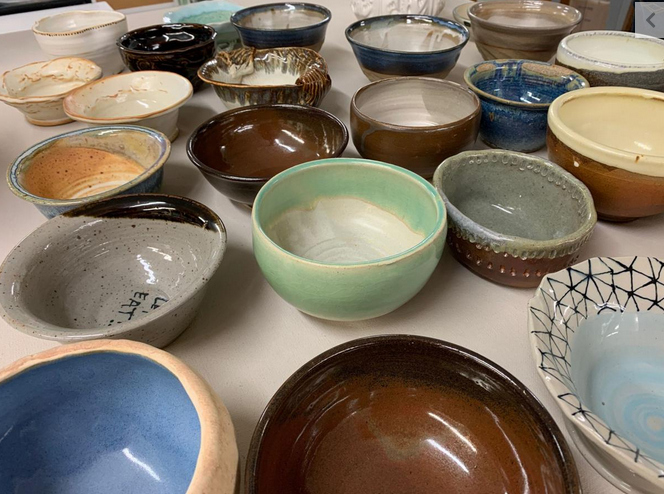 Potters share their passion for ceramics to help feed the hungry