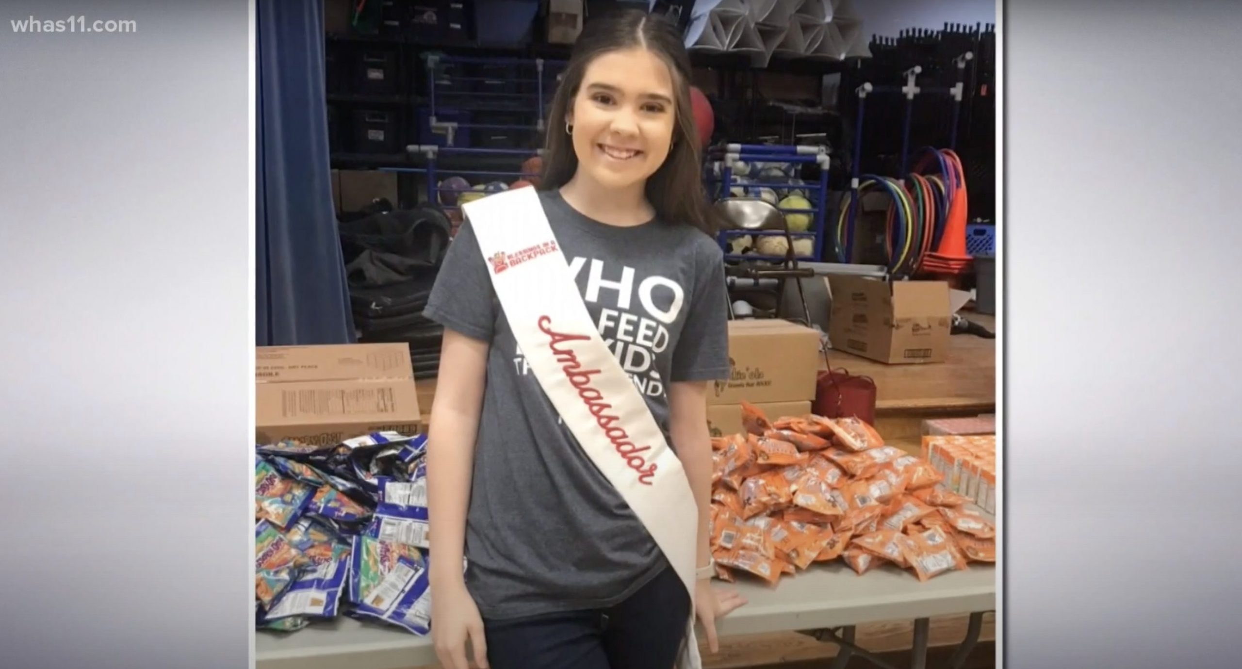 Louisville high school student gives back to her community