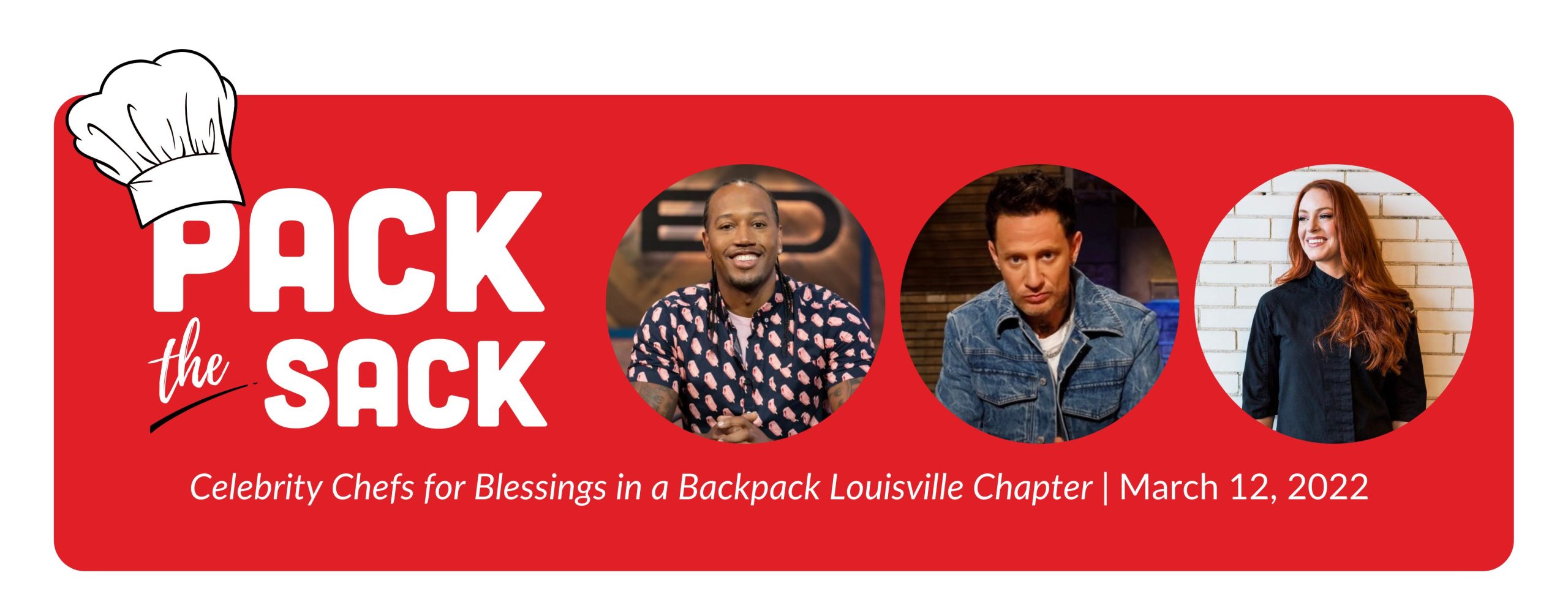 Pack the Sack: Celebrity Chefs for Blessings in a Backpack