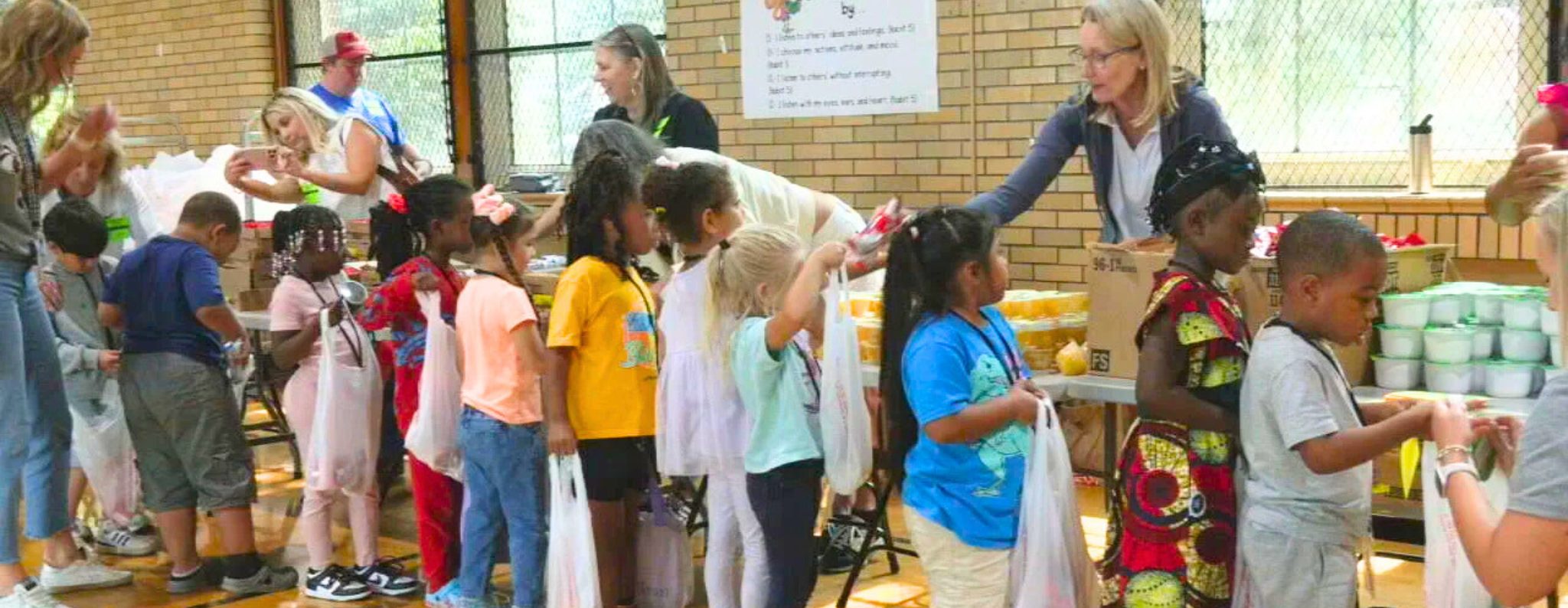 Blessings in a Backpack kicks off this year’s program with packing event